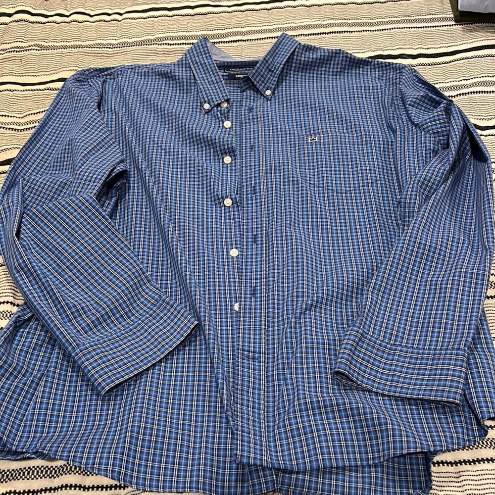Mens XXL crown and ivy button down shirt